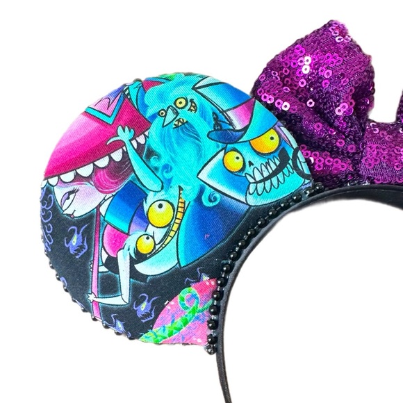 Women’s Handmade Disney Inspired HAUNTED MANSION Minnie Ears - NWOT - Picture 5 of 6